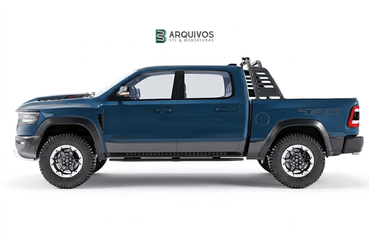 Modelo 3D STL - Dodge Ram 1500 TRX — foto 3